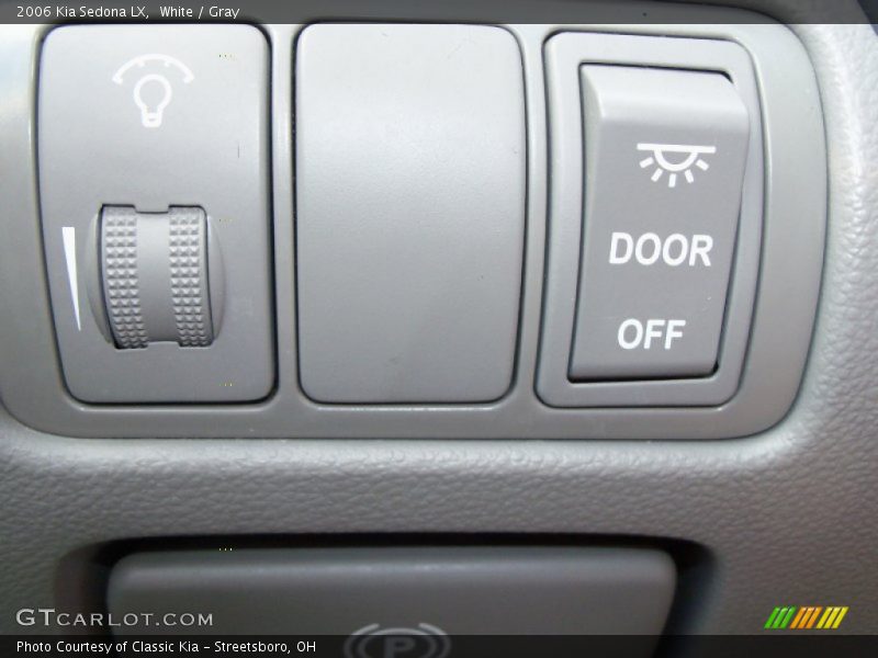 White / Gray 2006 Kia Sedona LX
