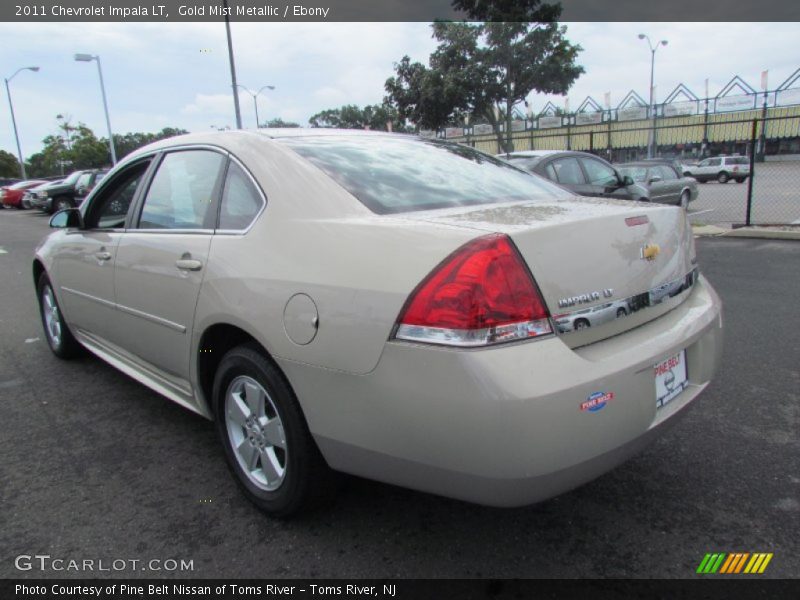 Gold Mist Metallic / Ebony 2011 Chevrolet Impala LT