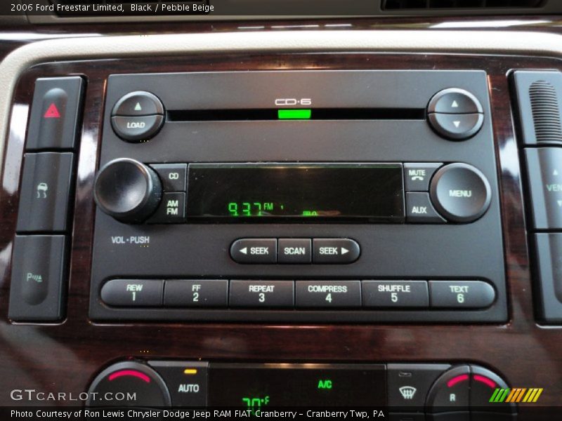 Audio System of 2006 Freestar Limited