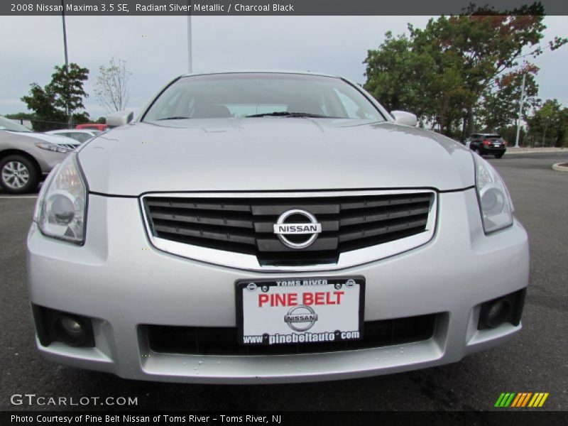 Radiant Silver Metallic / Charcoal Black 2008 Nissan Maxima 3.5 SE
