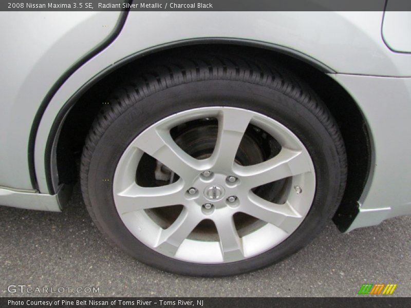 Radiant Silver Metallic / Charcoal Black 2008 Nissan Maxima 3.5 SE