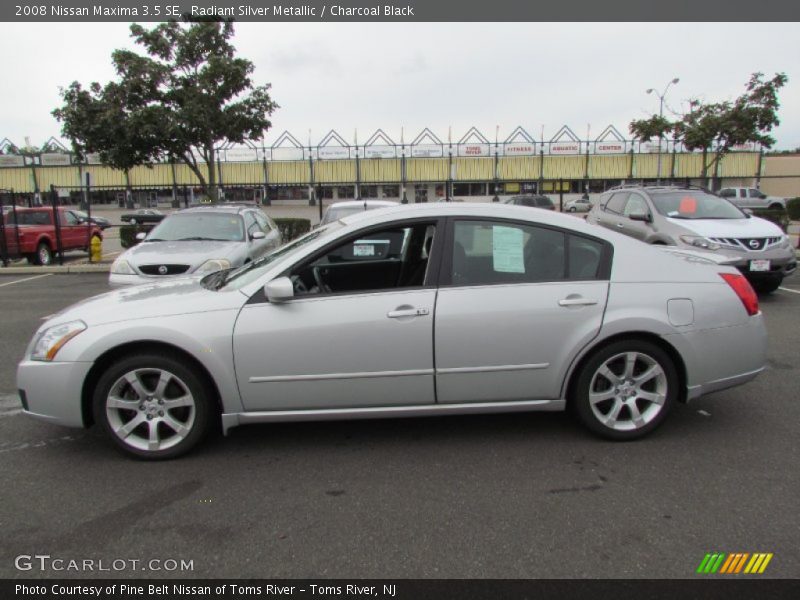 Radiant Silver Metallic / Charcoal Black 2008 Nissan Maxima 3.5 SE
