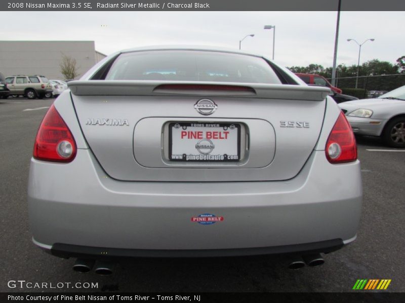 Radiant Silver Metallic / Charcoal Black 2008 Nissan Maxima 3.5 SE