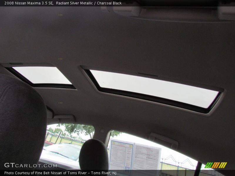 Radiant Silver Metallic / Charcoal Black 2008 Nissan Maxima 3.5 SE