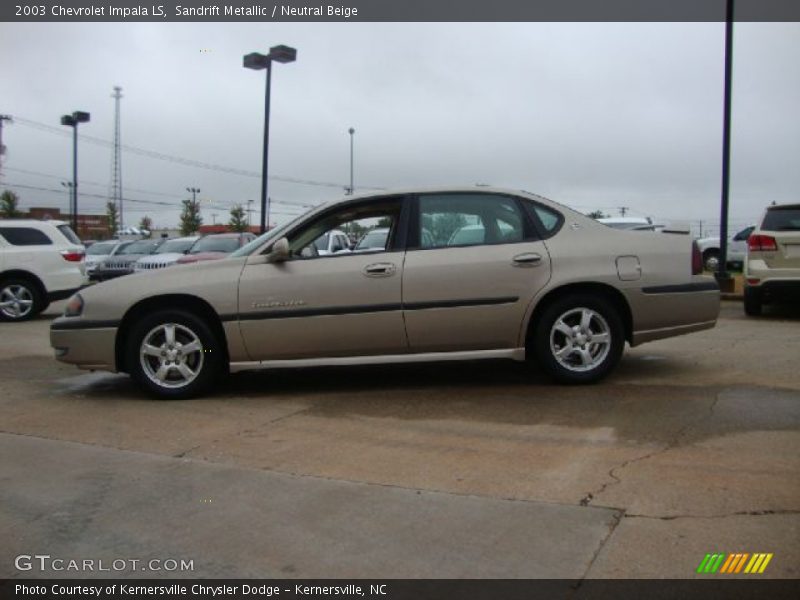 Sandrift Metallic / Neutral Beige 2003 Chevrolet Impala LS