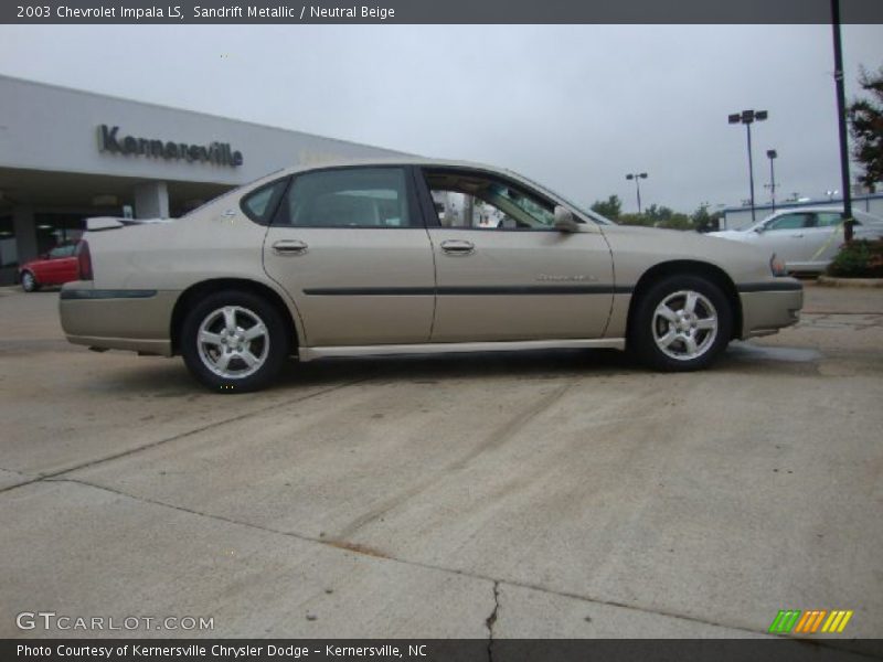 Sandrift Metallic / Neutral Beige 2003 Chevrolet Impala LS