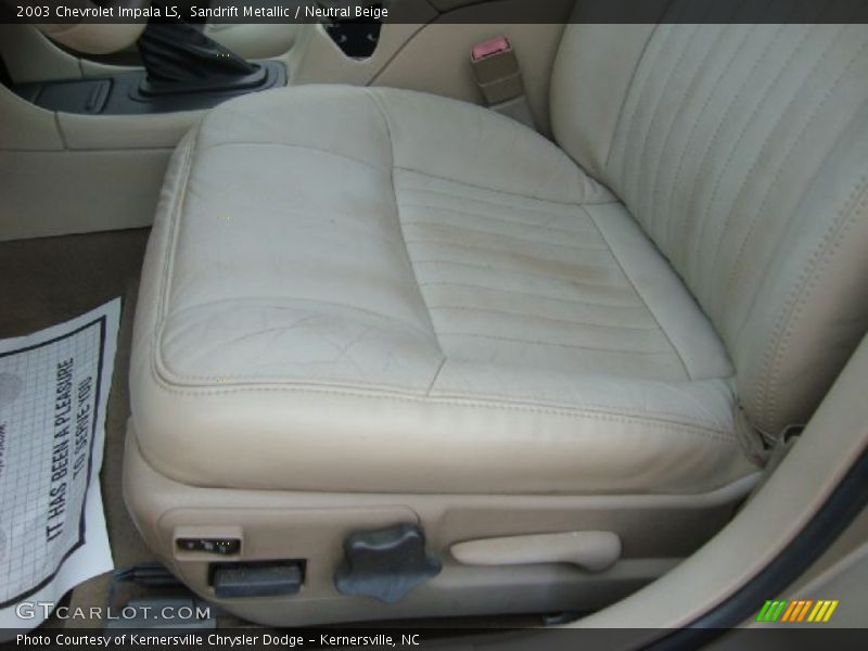 Sandrift Metallic / Neutral Beige 2003 Chevrolet Impala LS