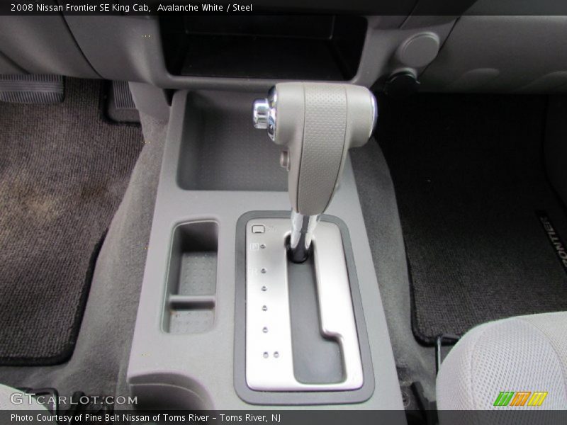 Avalanche White / Steel 2008 Nissan Frontier SE King Cab