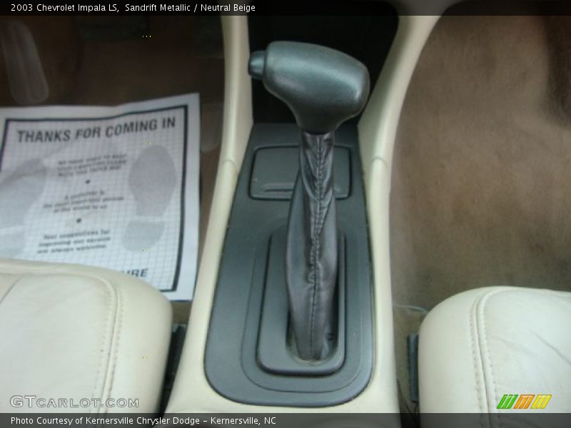Sandrift Metallic / Neutral Beige 2003 Chevrolet Impala LS