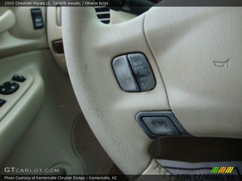 Sandrift Metallic / Neutral Beige 2003 Chevrolet Impala LS