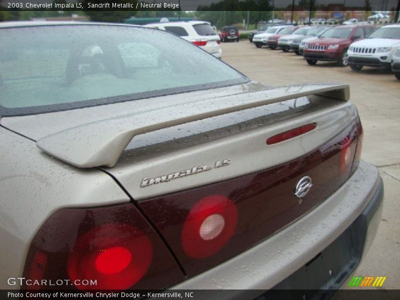 Sandrift Metallic / Neutral Beige 2003 Chevrolet Impala LS