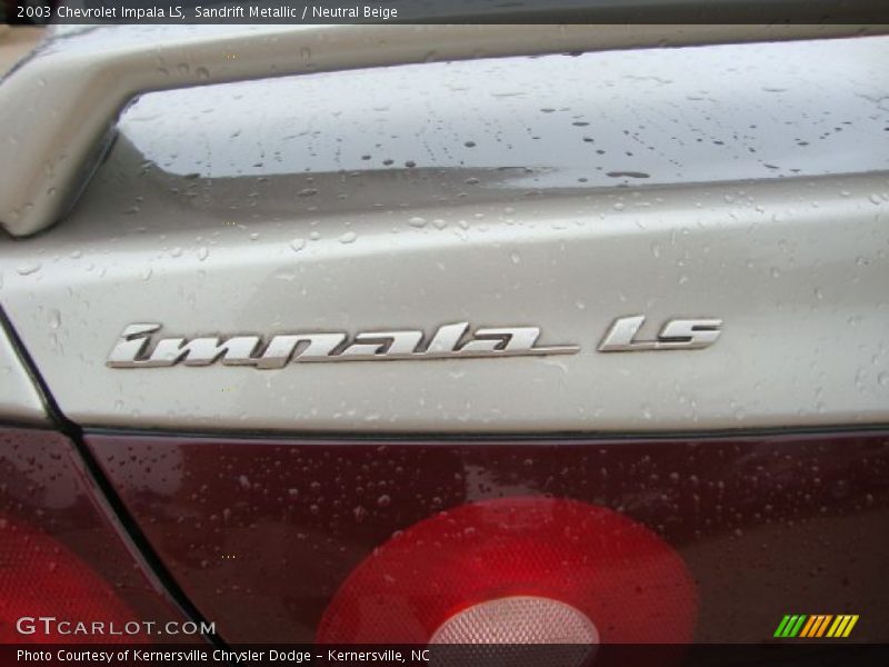 Sandrift Metallic / Neutral Beige 2003 Chevrolet Impala LS