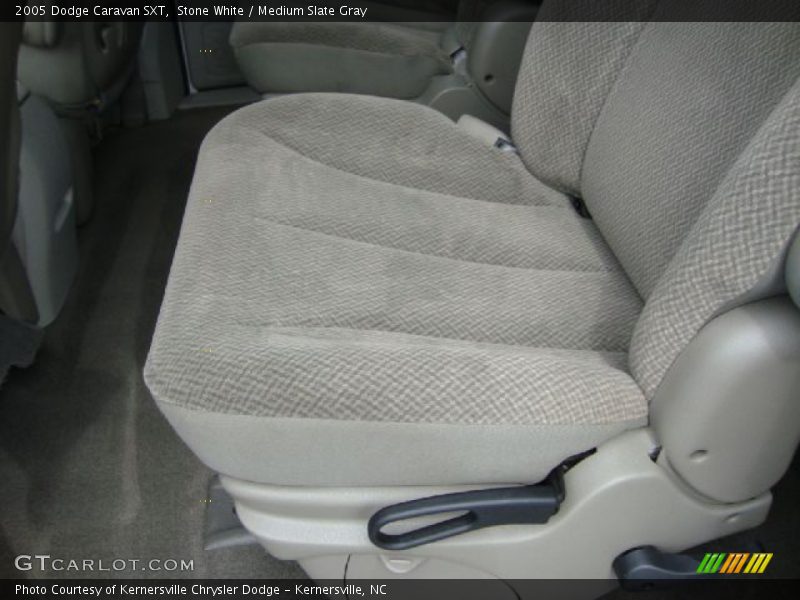 Stone White / Medium Slate Gray 2005 Dodge Caravan SXT