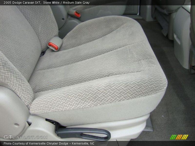 Stone White / Medium Slate Gray 2005 Dodge Caravan SXT