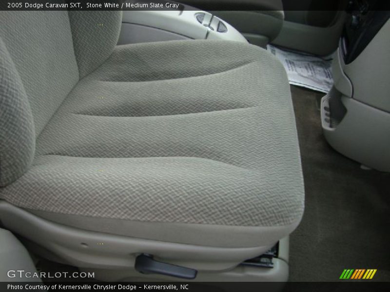 Stone White / Medium Slate Gray 2005 Dodge Caravan SXT