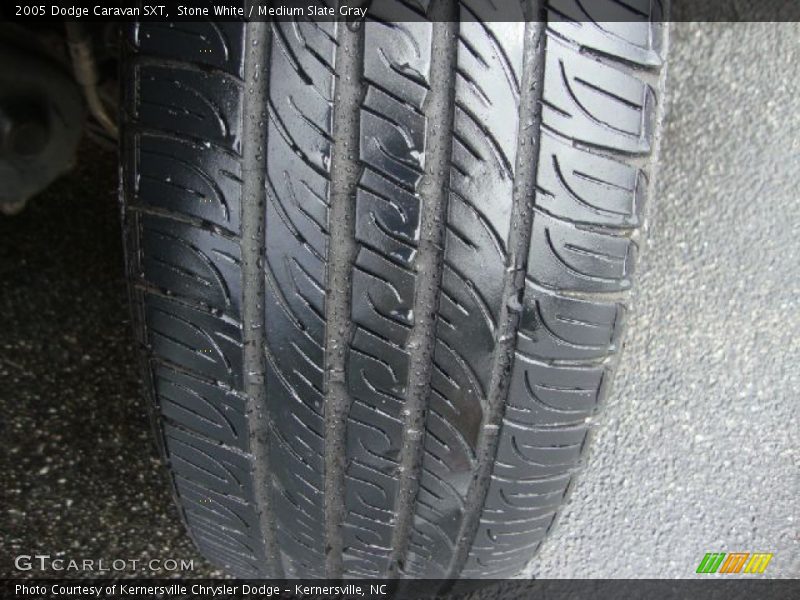Stone White / Medium Slate Gray 2005 Dodge Caravan SXT