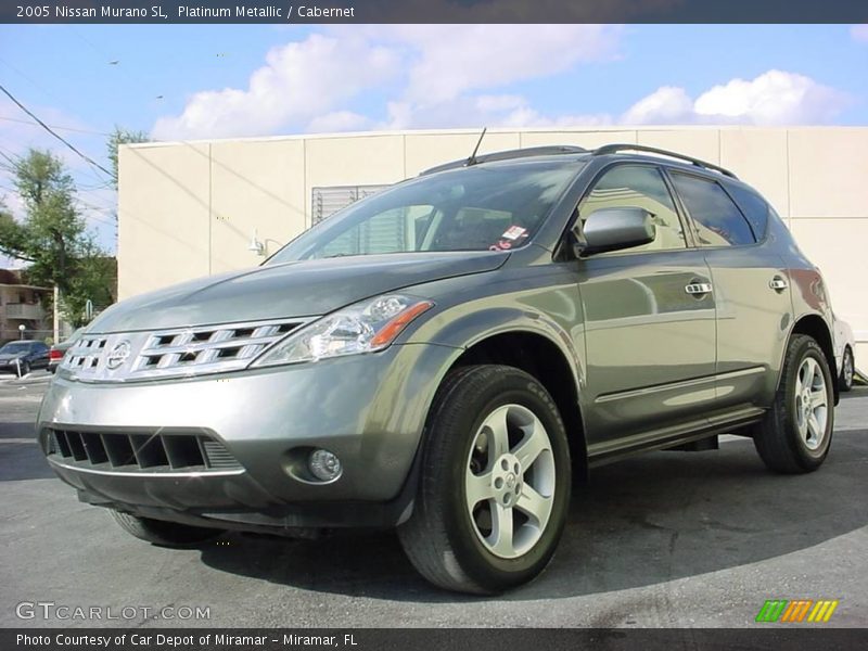 Platinum Metallic / Cabernet 2005 Nissan Murano SL