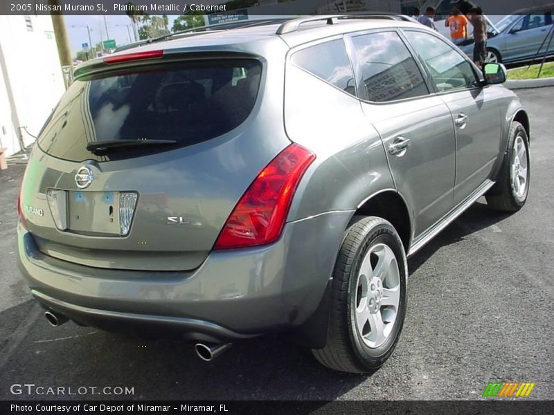 Platinum Metallic / Cabernet 2005 Nissan Murano SL