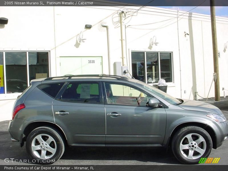 Platinum Metallic / Cabernet 2005 Nissan Murano SL