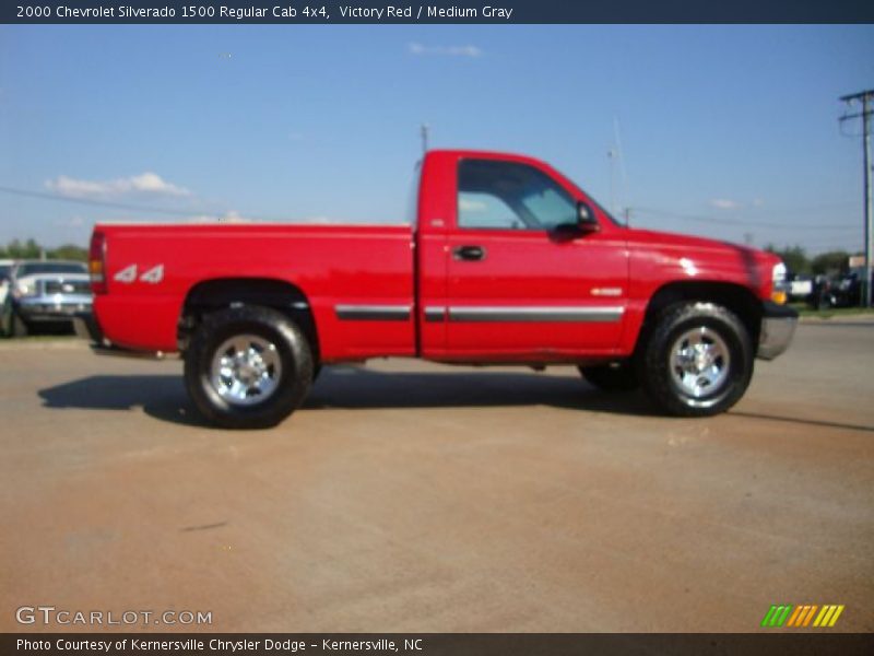Victory Red / Medium Gray 2000 Chevrolet Silverado 1500 Regular Cab 4x4