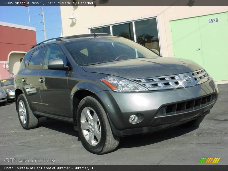 Platinum Metallic / Cabernet 2005 Nissan Murano SL