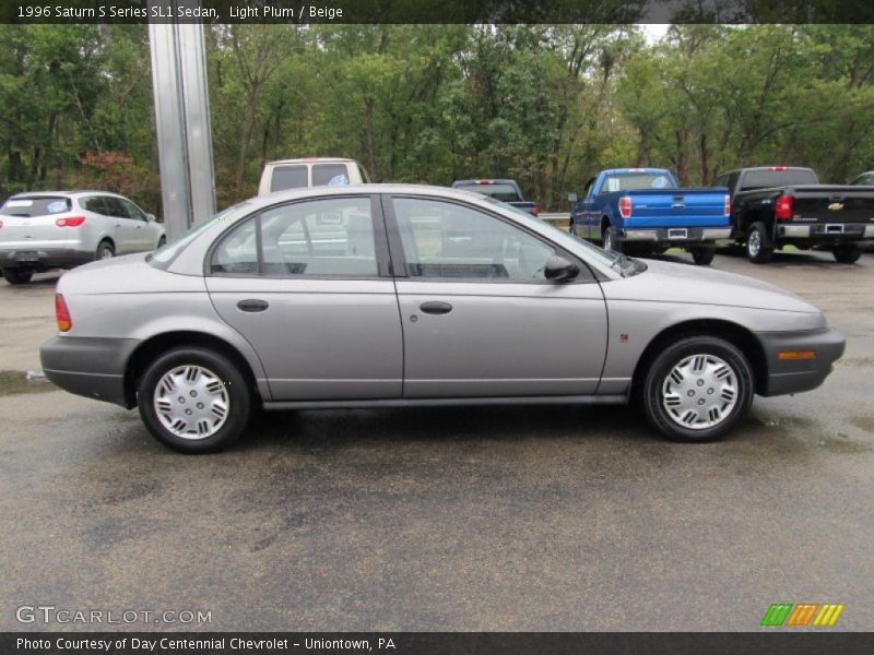 Light Plum / Beige 1996 Saturn S Series SL1 Sedan