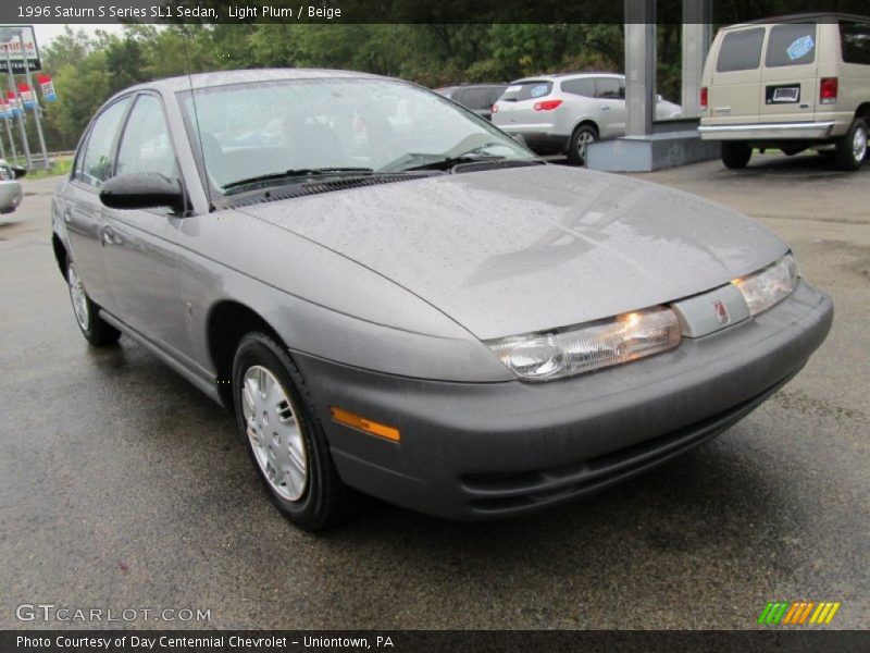 Light Plum / Beige 1996 Saturn S Series SL1 Sedan