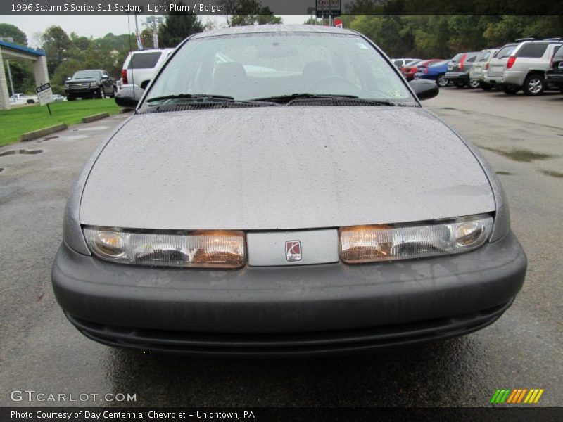 Light Plum / Beige 1996 Saturn S Series SL1 Sedan