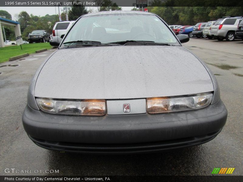 Light Plum / Beige 1996 Saturn S Series SL1 Sedan