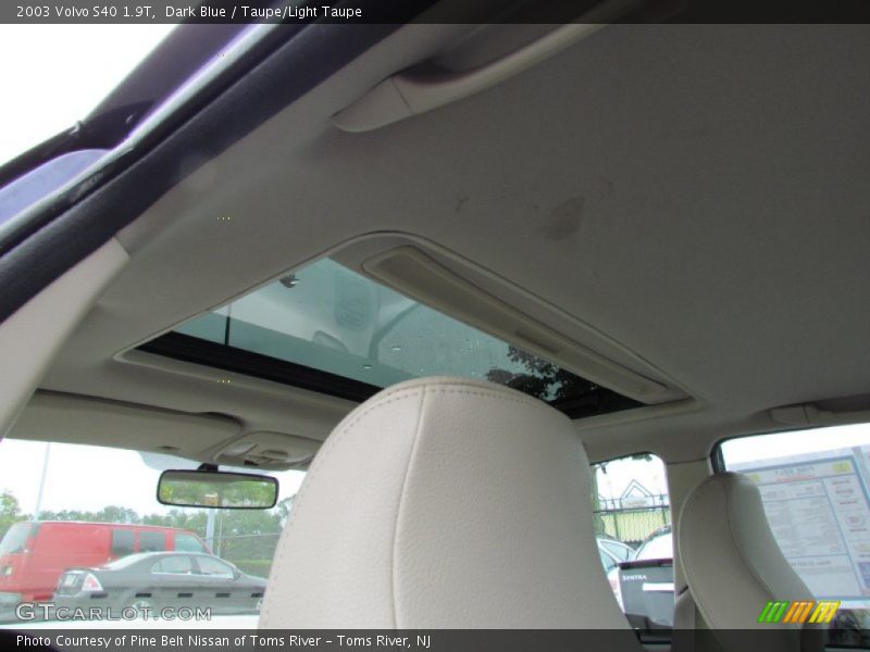 Dark Blue / Taupe/Light Taupe 2003 Volvo S40 1.9T