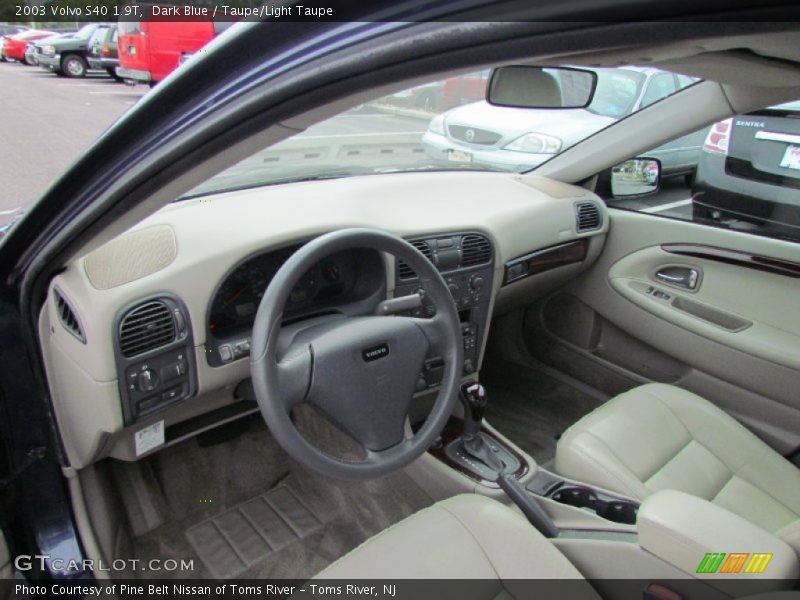  2003 S40 1.9T Taupe/Light Taupe Interior