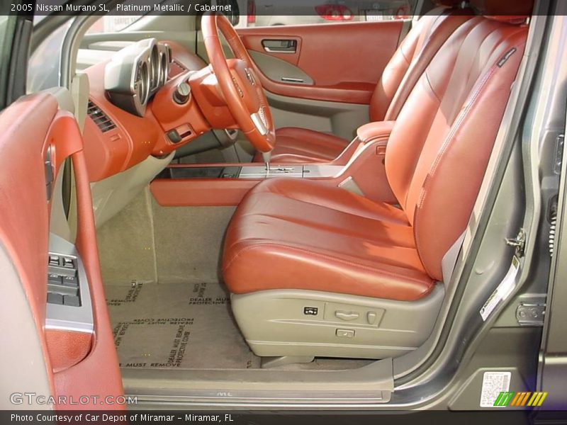 Platinum Metallic / Cabernet 2005 Nissan Murano SL