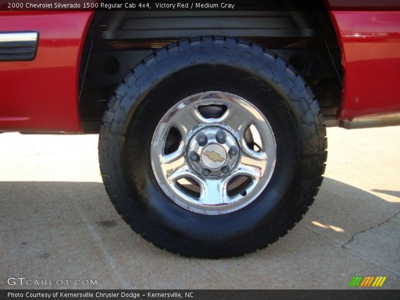 Victory Red / Medium Gray 2000 Chevrolet Silverado 1500 Regular Cab 4x4