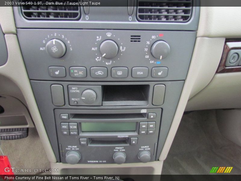 Controls of 2003 S40 1.9T