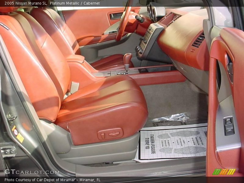 Platinum Metallic / Cabernet 2005 Nissan Murano SL