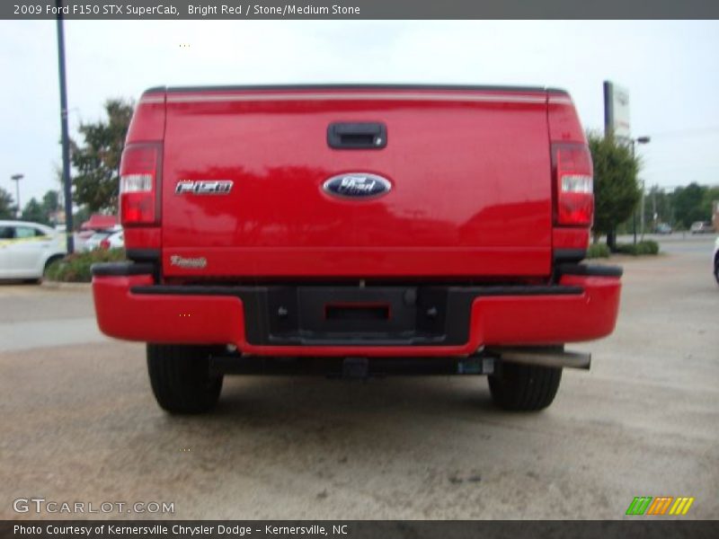 Bright Red / Stone/Medium Stone 2009 Ford F150 STX SuperCab