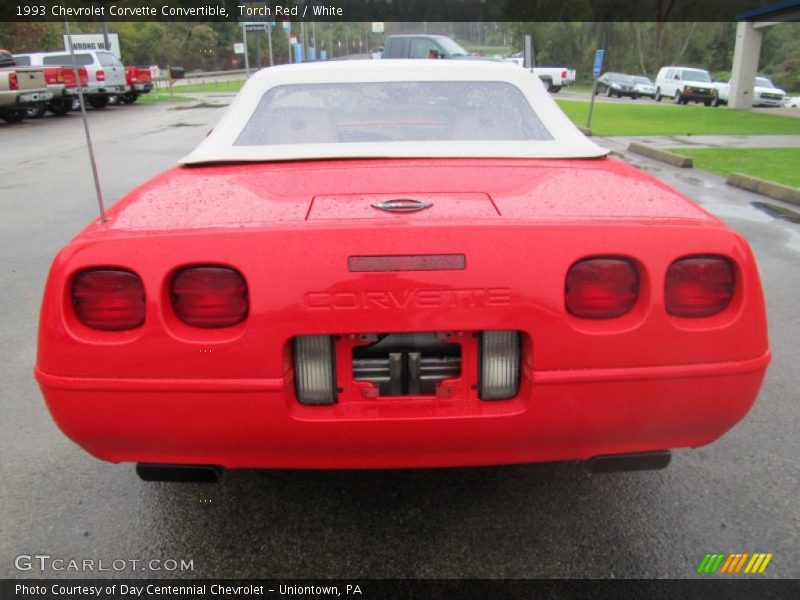 Torch Red / White 1993 Chevrolet Corvette Convertible