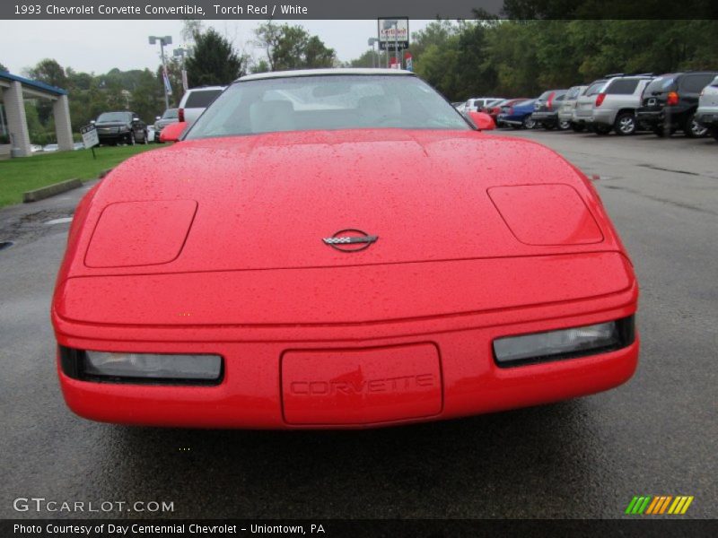 Torch Red / White 1993 Chevrolet Corvette Convertible