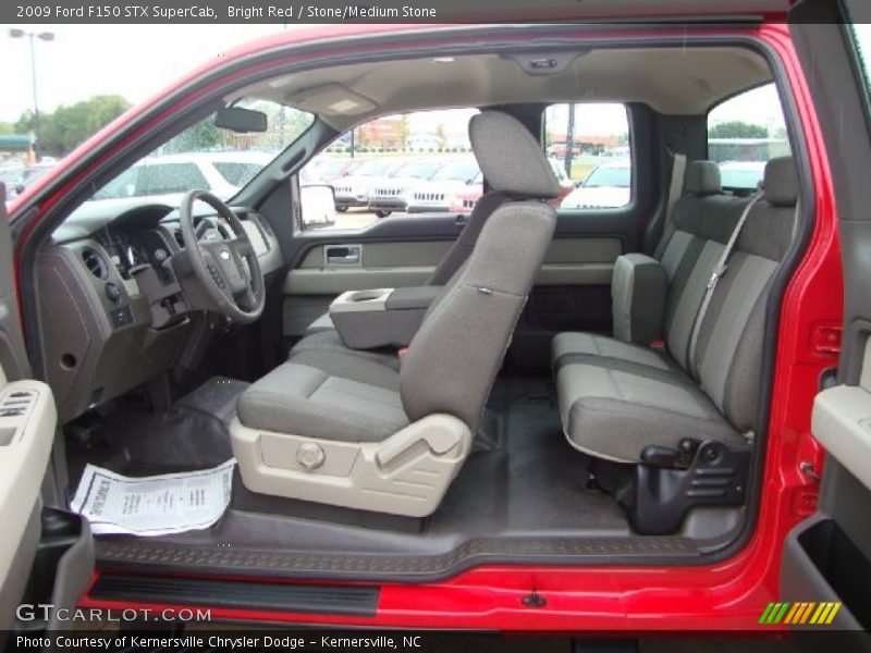  2009 F150 STX SuperCab Stone/Medium Stone Interior