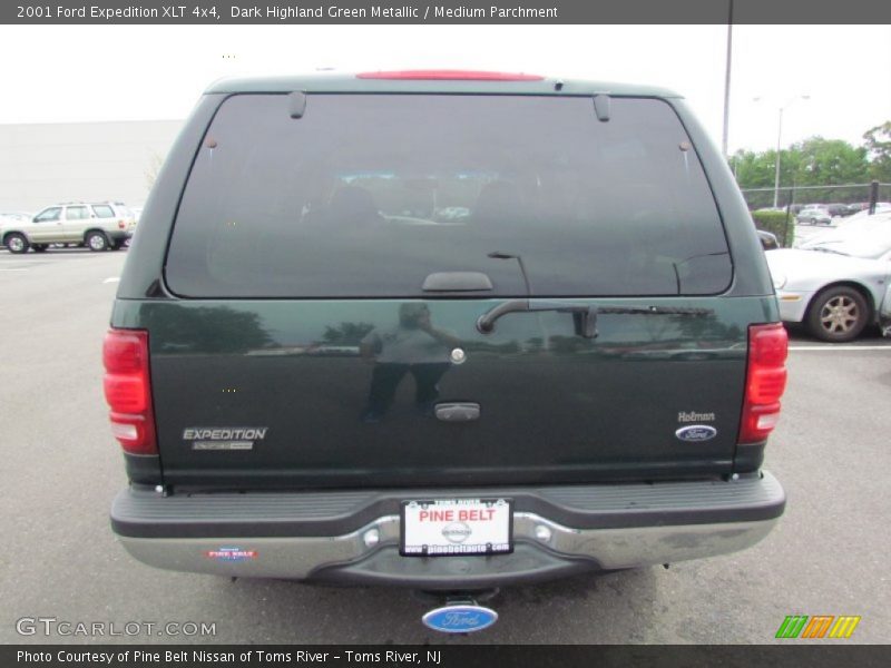 Dark Highland Green Metallic / Medium Parchment 2001 Ford Expedition XLT 4x4