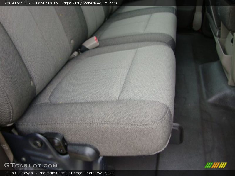 Bright Red / Stone/Medium Stone 2009 Ford F150 STX SuperCab
