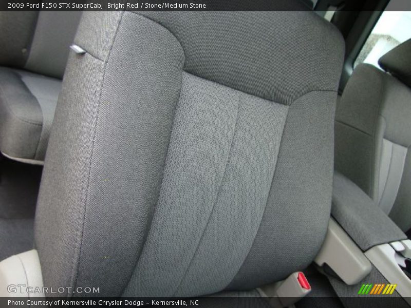 Bright Red / Stone/Medium Stone 2009 Ford F150 STX SuperCab