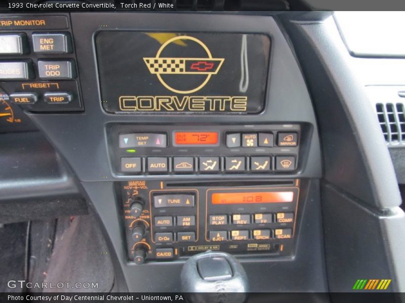 Controls of 1993 Corvette Convertible