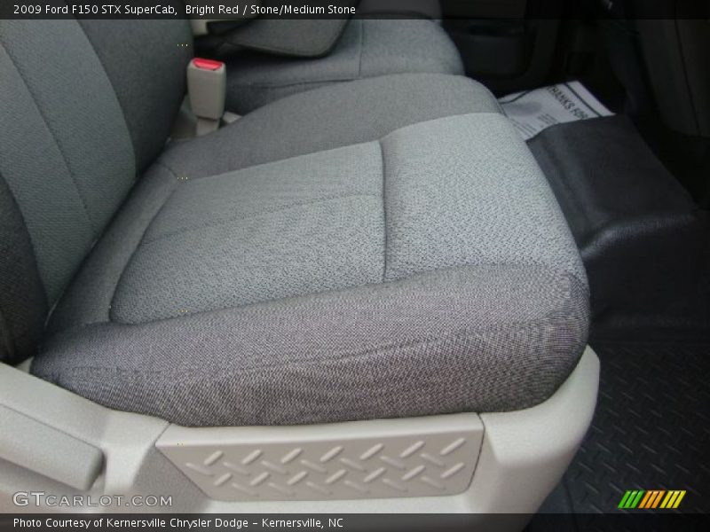 Bright Red / Stone/Medium Stone 2009 Ford F150 STX SuperCab