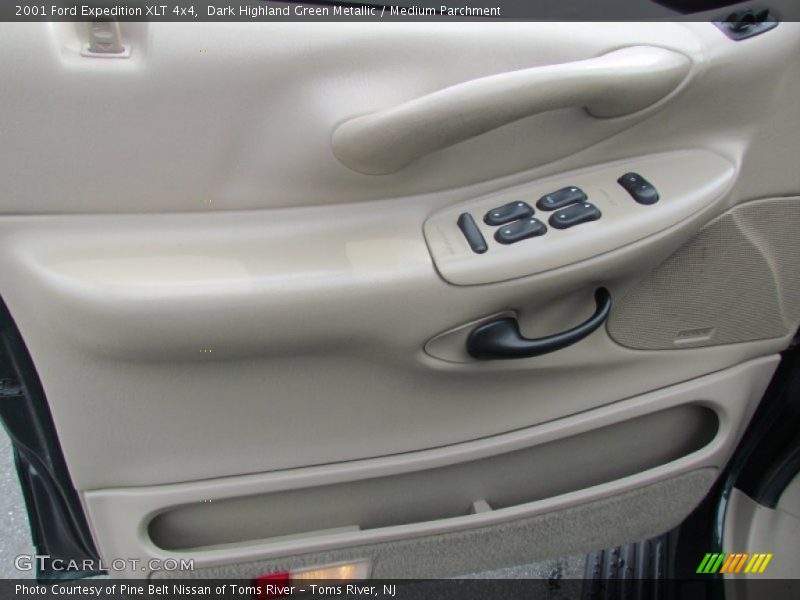 Dark Highland Green Metallic / Medium Parchment 2001 Ford Expedition XLT 4x4