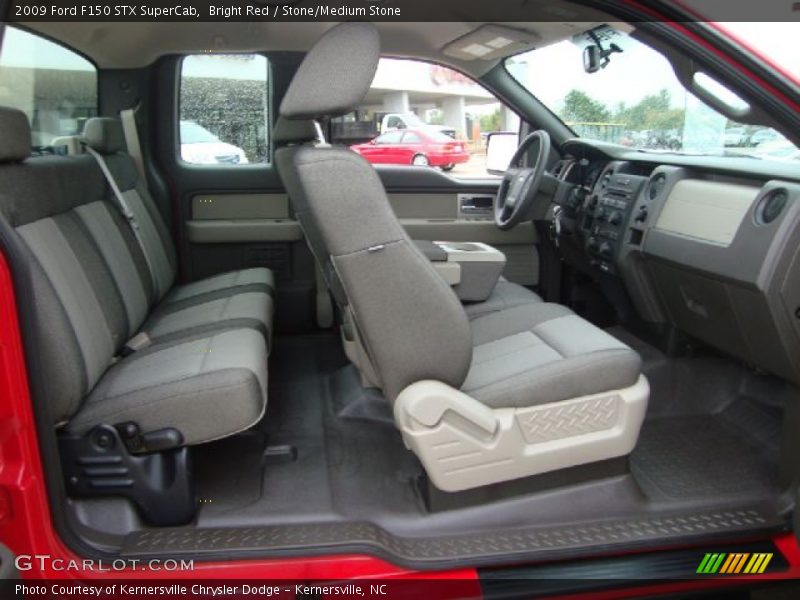  2009 F150 STX SuperCab Stone/Medium Stone Interior