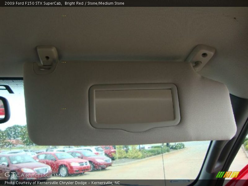 Bright Red / Stone/Medium Stone 2009 Ford F150 STX SuperCab