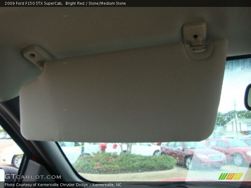 Bright Red / Stone/Medium Stone 2009 Ford F150 STX SuperCab
