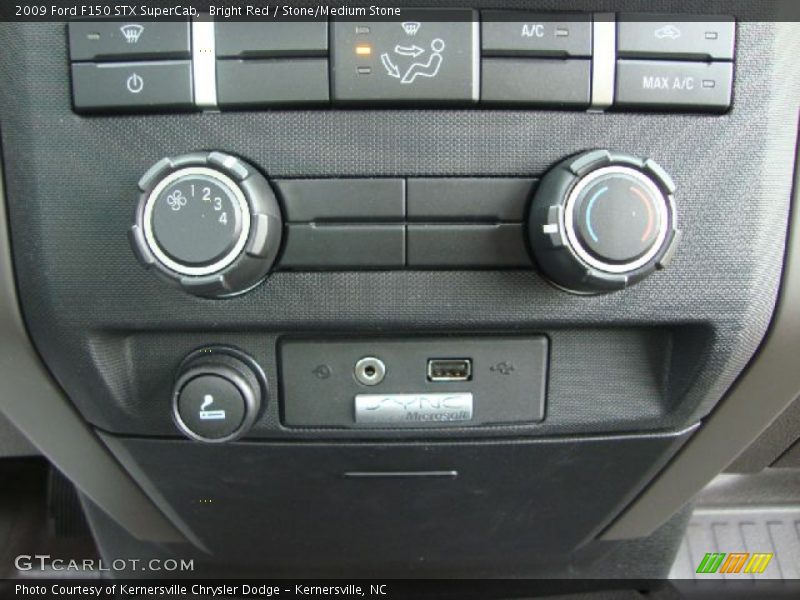 Controls of 2009 F150 STX SuperCab