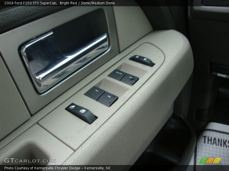 Bright Red / Stone/Medium Stone 2009 Ford F150 STX SuperCab